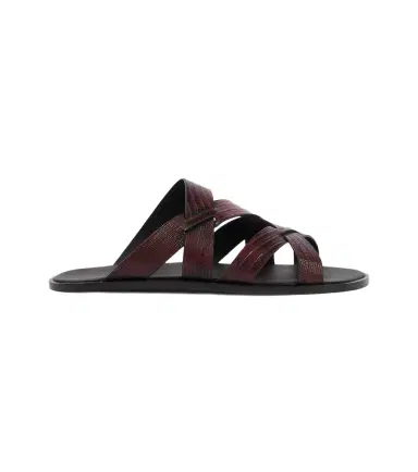 Manolo Blahnik Marvin croc-effect leather slides | Thumbnail 1