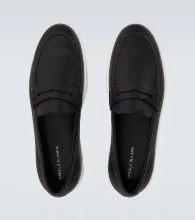 Manolo Blahnik Ellis leather loafers | Thumbnail 6