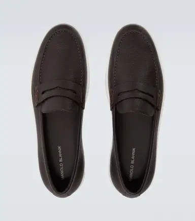 Manolo Blahnik Ellis leather loafers | Thumbnail 2 Manolo Blahnik Ellis leather loafers | Thumbnail 2