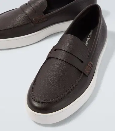 Manolo Blahnik Ellis leather loafers | Thumbnail 3 Manolo Blahnik Ellis leather loafers | Thumbnail 3