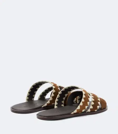 Manolo Blahnik Nello suede slides | Thumbnail 4 Manolo Blahnik Nello suede slides | Thumbnail 4