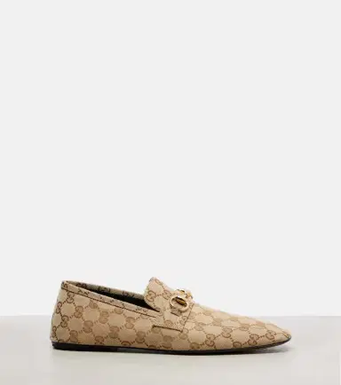 Gucci Horsebit GG Canvas loafers | Thumbnail 3