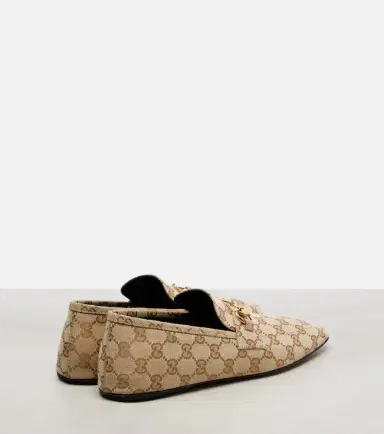 Gucci Horsebit GG Canvas loafers | Thumbnail 4