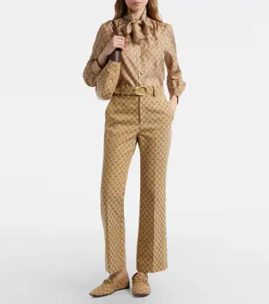 Gucci Horsebit GG Canvas loafers | Thumbnail 6