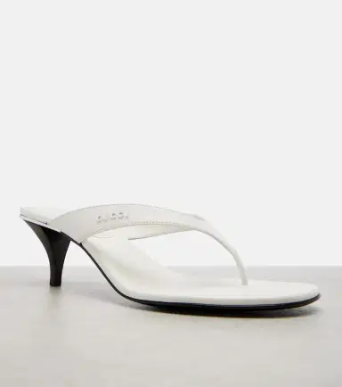 Gucci Vittoria leather thong sandals | Thumbnail 3