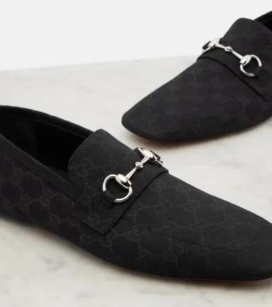 Gucci Horsebit GG Canvas loafers | Thumbnail 2