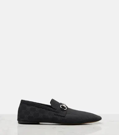 Gucci Horsebit GG Canvas loafers | Thumbnail 3