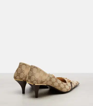 Gucci Vittoria 55 GG Canvas pumps | Thumbnail 2