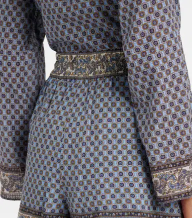 Veronica Beard Vivaldi printed shorts | Thumbnail 3 Veronica Beard Vivaldi printed shorts | Thumbnail 3