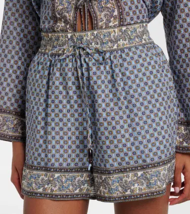 Veronica Beard Vivaldi printed shorts | Thumbnail 5 Veronica Beard Vivaldi printed shorts | Thumbnail 5