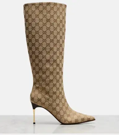 Gucci Bombshell GG Canvas knee-high boots | Thumbnail 4