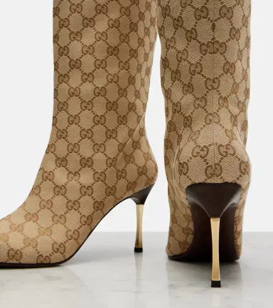 Gucci Bombshell GG Canvas knee-high boots | Thumbnail 5