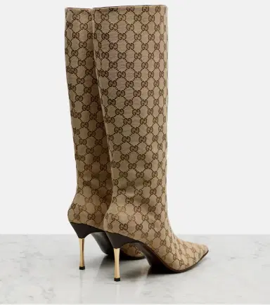 Gucci Bombshell GG Canvas knee-high boots | Thumbnail 6