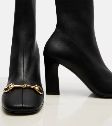 Gucci Signora Horsebit leather ankle boots | Thumbnail 3 Gucci Signora Horsebit leather ankle boots | Thumbnail 3