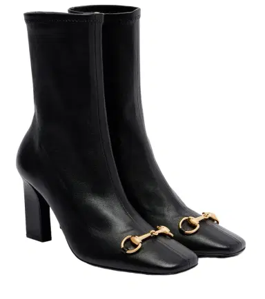 Gucci Signora Horsebit leather ankle boots | Thumbnail 1 Gucci Signora Horsebit leather ankle boots | Thumbnail 1