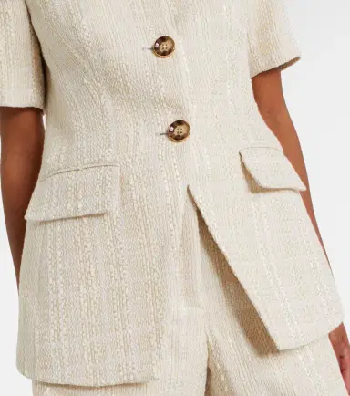 Veronica Beard Bodie cotton-blend tweed jacket | Thumbnail 3 Veronica Beard Bodie cotton-blend tweed jacket | Thumbnail 3