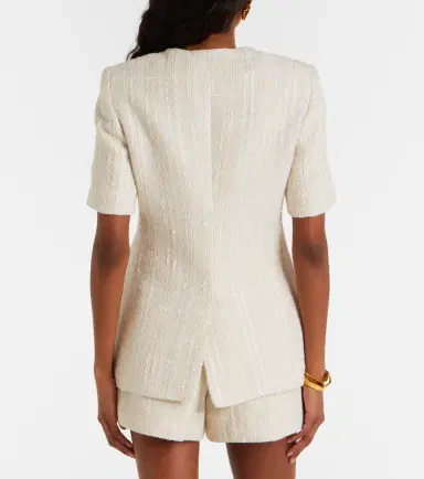 Veronica Beard Bodie cotton-blend tweed jacket | Thumbnail 5 Veronica Beard Bodie cotton-blend tweed jacket | Thumbnail 5