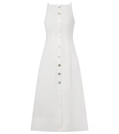 Veronica Beard Georges linen midi dress | Thumbnail 1
