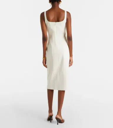 Veronica Beard Liana cotton midi dress | Thumbnail 5
