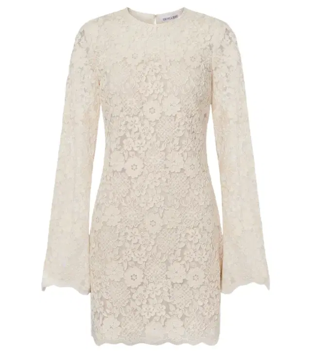Veronica Beard Teresia embroidered tulle minidress
