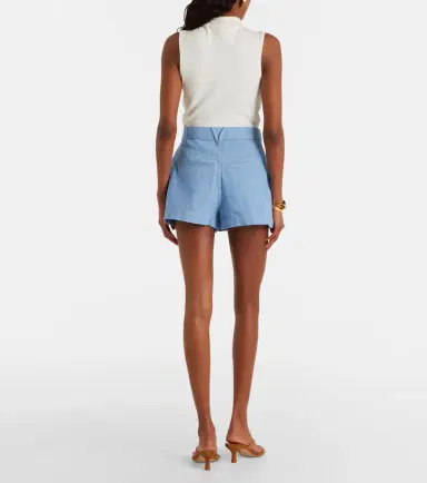 Veronica Beard Phineas denim skort | Thumbnail 5 Veronica Beard Phineas denim skort | Thumbnail 5