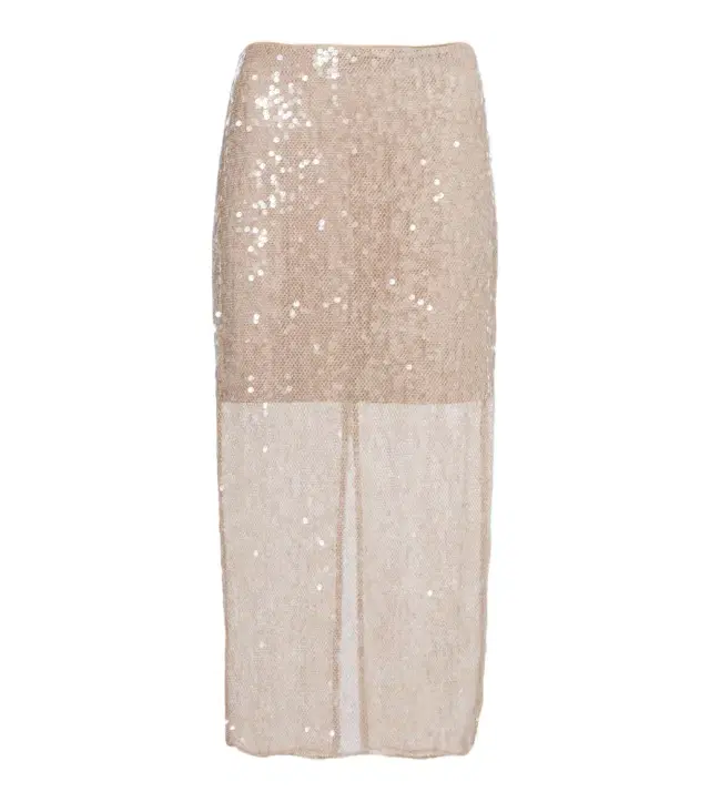 Veronica Beard Allora sequined midi skirt