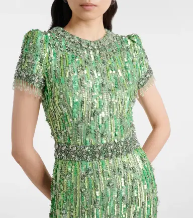 Jenny Packham Roxy embellished gown | Thumbnail 6