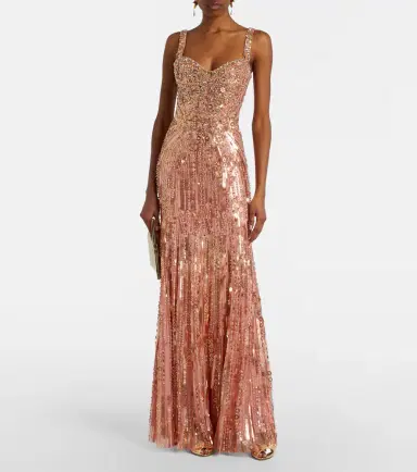 Jenny Packham Da Vinci embellished bustier gown | Thumbnail 4 Jenny Packham Da Vinci embellished bustier gown | Thumbnail 4