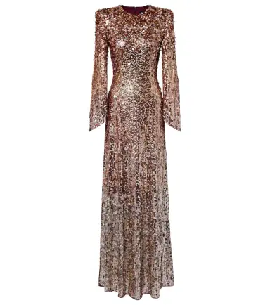 Jenny Packham Phara embellished fringed gown | Thumbnail 1 Jenny Packham Phara embellished fringed gown | Thumbnail 1