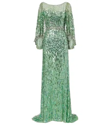 Jenny Packham Ines embellished sequined gown | Thumbnail 1