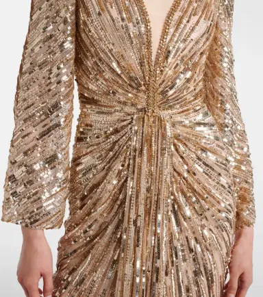 Jenny Packham Darcy embellished gown | Thumbnail 4