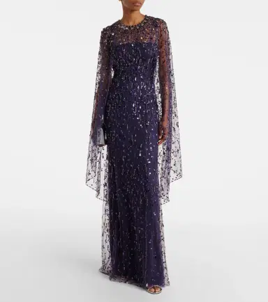 Jenny Packham Hestia embellished gown | Thumbnail 4
