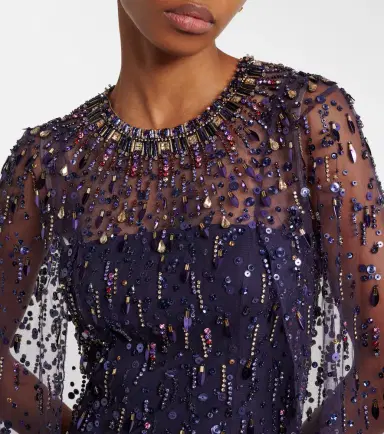 Jenny Packham Hestia embellished gown | Thumbnail 5