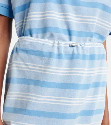 Prada Striped cotton piqué pencil skirt | Thumbnail 3 Prada Striped cotton piqué pencil skirt | Thumbnail 3