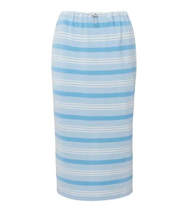 Prada Striped cotton piqué pencil skirt