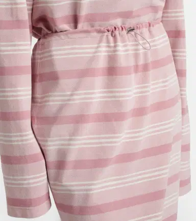 Prada Striped cotton piqué pencil skirt | Thumbnail 5