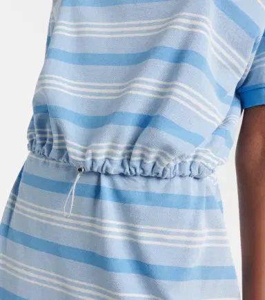 Prada Striped cotton piqué polo shirt | Thumbnail 4 Prada Striped cotton piqué polo shirt | Thumbnail 4