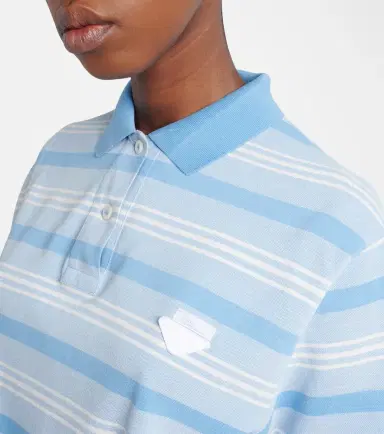 Prada Striped cotton piqué polo shirt | Thumbnail 6 Prada Striped cotton piqué polo shirt | Thumbnail 6