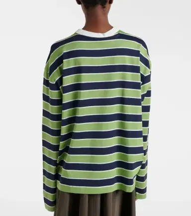 Prada Striped cotton jersey T-shirt | Thumbnail 3
