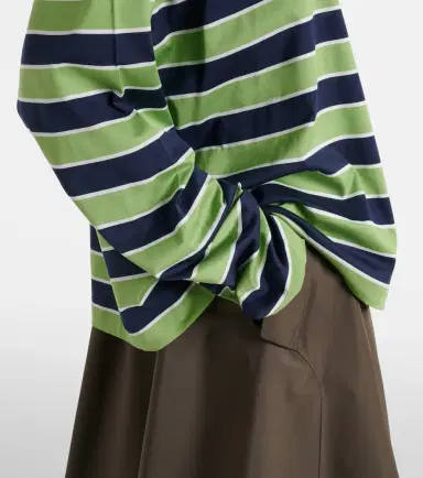 Prada Striped cotton jersey T-shirt | Thumbnail 6