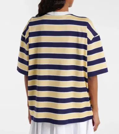 Prada Striped cotton jersey T-shirt | Thumbnail 2