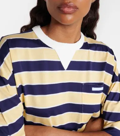 Prada Striped cotton jersey T-shirt | Thumbnail 5