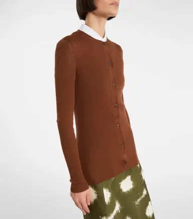 Prada Virgin wool cardigan | Thumbnail 2 Prada Virgin wool cardigan | Thumbnail 2