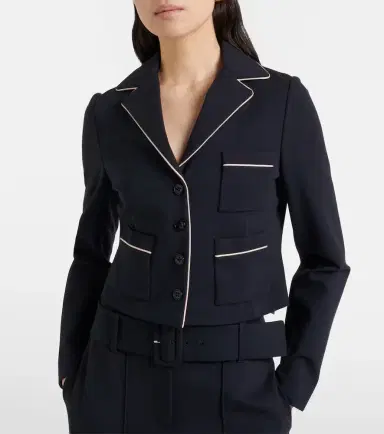 Dorothee Schumacher Emotional Essence cropped blazer | Thumbnail 5 Dorothee Schumacher Emotional Essence cropped blazer | Thumbnail 5