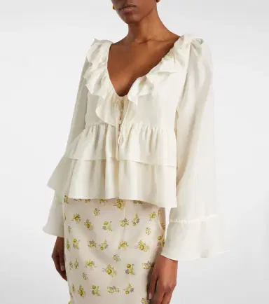 Dorothee Schumacher Ruffled silk shirt | Thumbnail 2