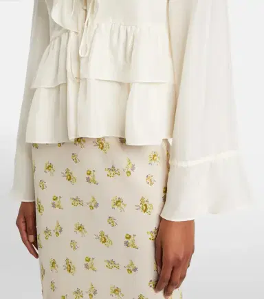 Dorothee Schumacher Ruffled silk shirt | Thumbnail 4