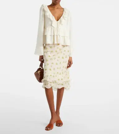 Dorothee Schumacher Ruffled silk shirt | Thumbnail 5
