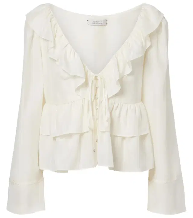 Dorothee Schumacher Ruffled silk shirt