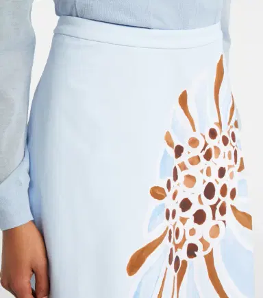 Dorothee Schumacher Floral cotton-blend midi skirt | Thumbnail 5 Dorothee Schumacher Floral cotton-blend midi skirt | Thumbnail 5