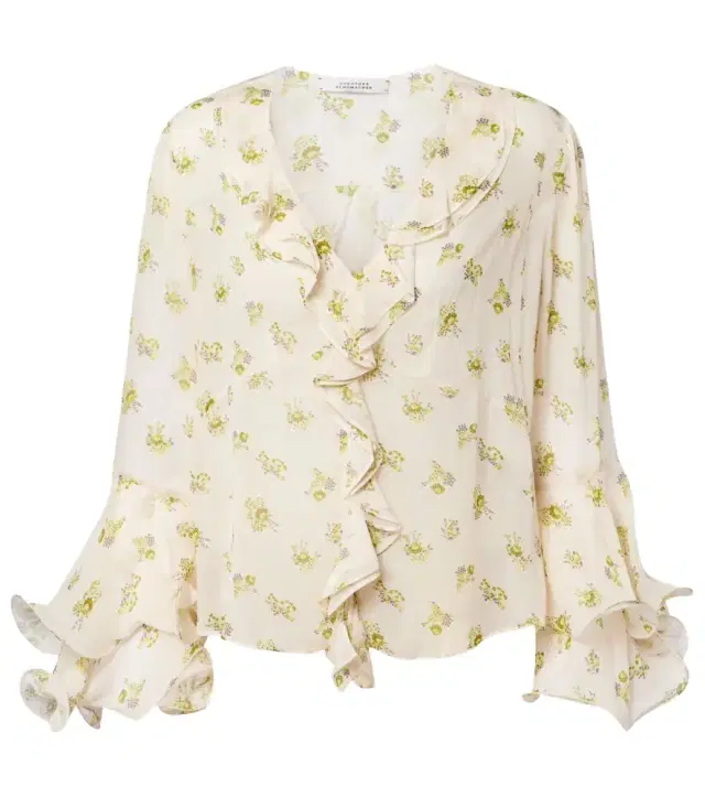 Airy Daydream floral georgette blouse